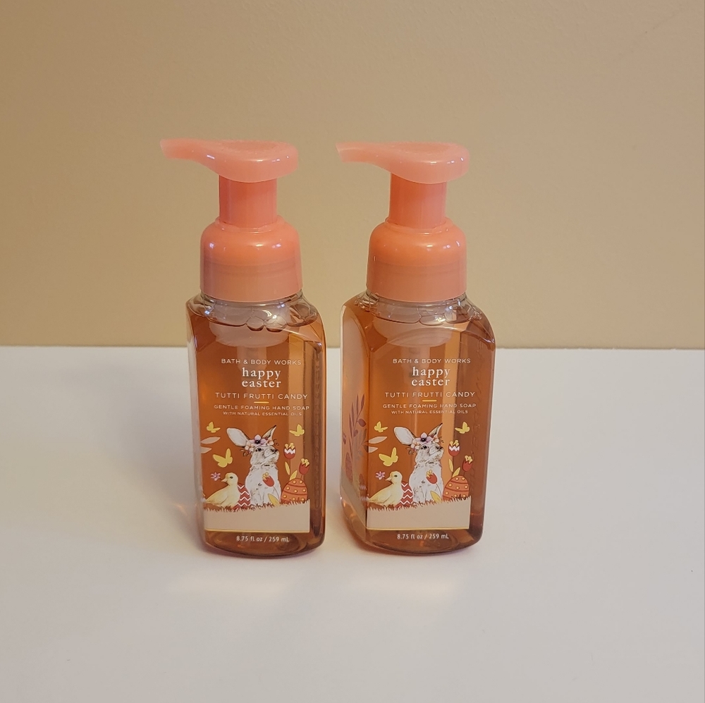 Lot of 2 Bath & Body Works Happy Easter "Tutti Frutti Candy"